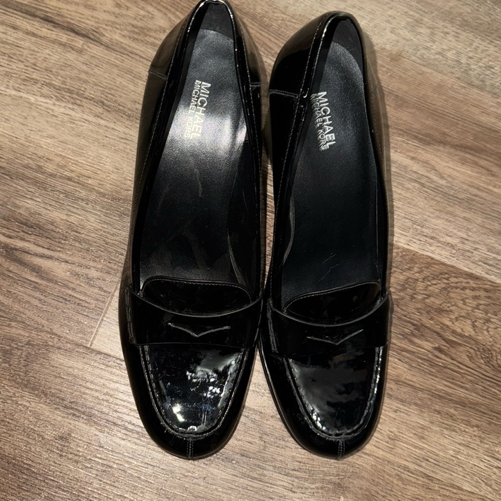 Michael Kors chunky heel loafers